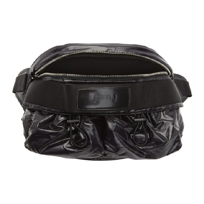 Shop Juunj Juun.j Black Shiny Belt Bag In 5 Black