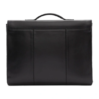 Tiger Of Sweden Black Buccan Briefcase In 050 Black