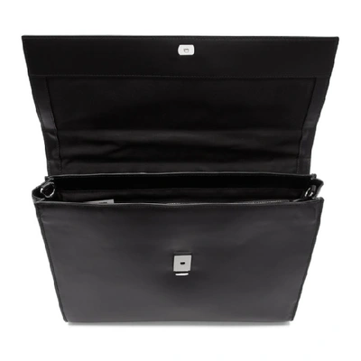 Tiger Of Sweden Black Buccan Briefcase In 050 Black