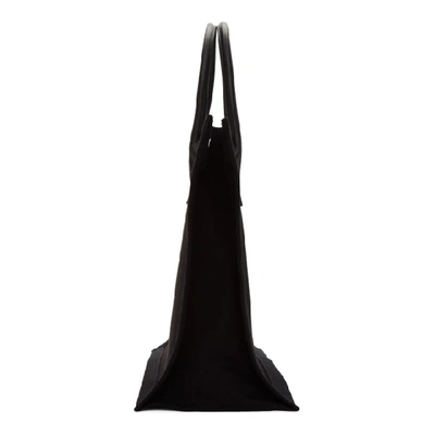 Shop Saint Laurent Black Rive Gauche Noe Tote In 1070 Nerobi