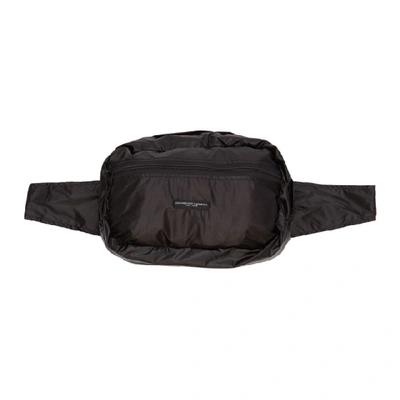 Shop Engineered Garments Black Ul Waist Pack In E1 Black