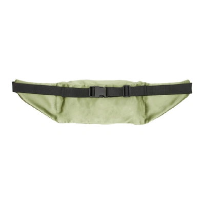 Shop Opening Ceremony Green Satin Classic Fanny Pack In 3001 Armygr