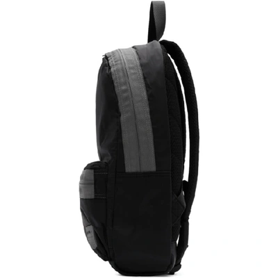 Shop Diesel Black And Grey Discover Mirano Backpack In T8013 Black