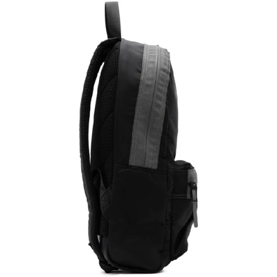 Shop Diesel Black And Grey Discover Mirano Backpack In T8013 Black