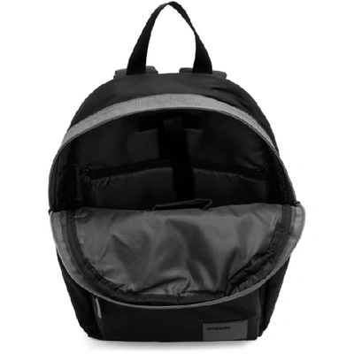 Shop Diesel Black And Grey Discover Mirano Backpack In T8013 Black
