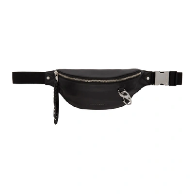 Shop Alexander Mcqueen Black Harness Bum Bag In 1000 Black