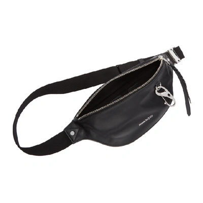 Shop Alexander Mcqueen Black Harness Bum Bag In 1000 Black