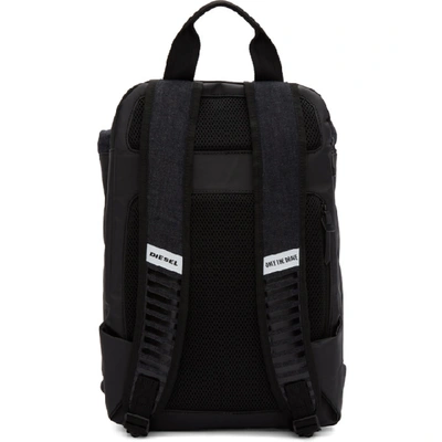 Shop Diesel Indigo Denim Subtoryal D-s Backpack In H6488 Dkden