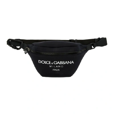 Shop Dolce & Gabbana Dolce And Gabbana Black Waist Pouch