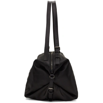 Shop Saint Laurent Black Large Leather Id Bag In 1000 Nero