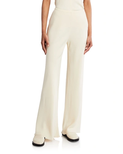 Shop The Row Gala Wide-leg Pants In Ivory