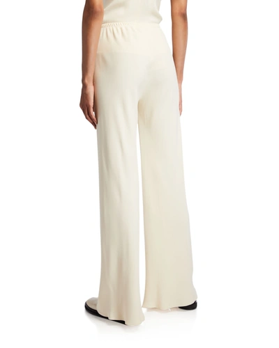Shop The Row Gala Wide-leg Pants In Ivory