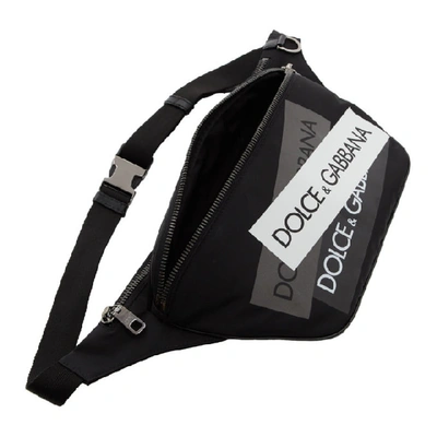 Shop Dolce & Gabbana Dolce And Gabbana Black Logo Tape Street Fanny Pack