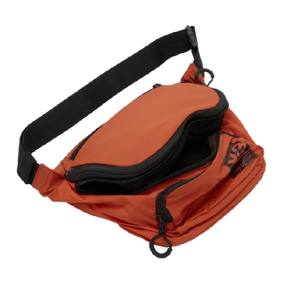 Shop Y-3 Orange Packable Backpack Pouch In Icon Orange