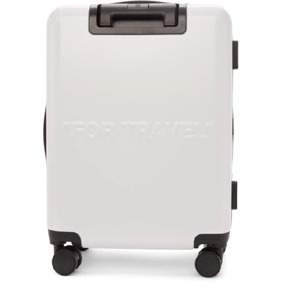 Shop Off-white White Arrows Suitcase In 0101 Whtwht