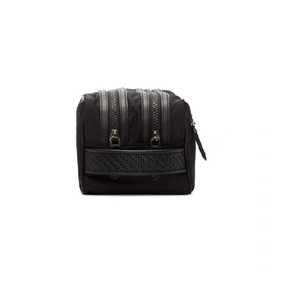 Shop Ermenegildo Zegna Black Jerseywear Pelletessuta Pouch In Ner Black