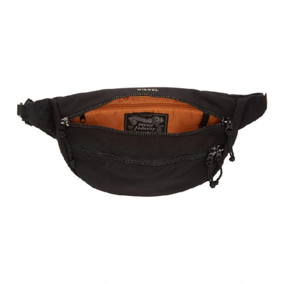 Shop Diesel Black F-urbhanity Belt Bag In T8013 Black