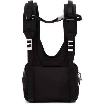 Shop Prada Black Technical Backpack