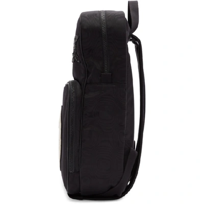 Shop Gucci Black Tenebre Patch Backpack In 1058 Black