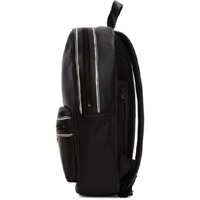 Shop Diesel Black Asporty Este Backpack In H1532 Blkwh