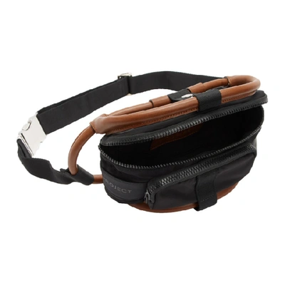 Shop Y/project Brown Frame Belt Bag In F60 Brown