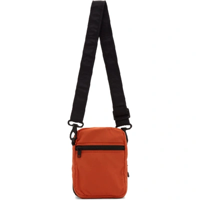 Shop Y-3 Orange Pk Airliner Bag In Icon Orange