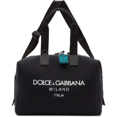 Shop Dolce & Gabbana Dolce And Gabbana Black Technical Palermo Bag In Hnii7 Nero