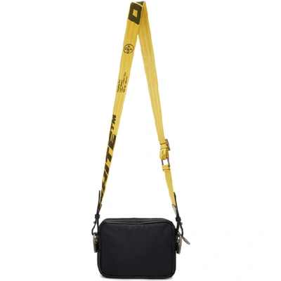 Shop Off-white Black Puffy Crossbody Bag