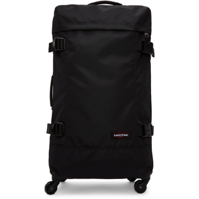 Shop Eastpak Black Large Trans4 Suitcase