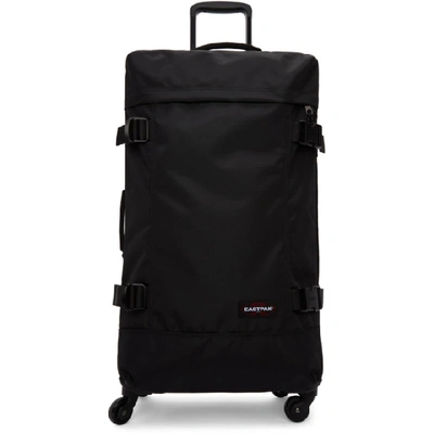 Shop Eastpak Black Large Trans4 Suitcase