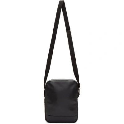 Shop Saint Laurent Black Leather Rivington Race Bag