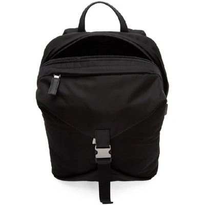 Shop Prada Black Nylon Montagna Backpack In F0002 Nero