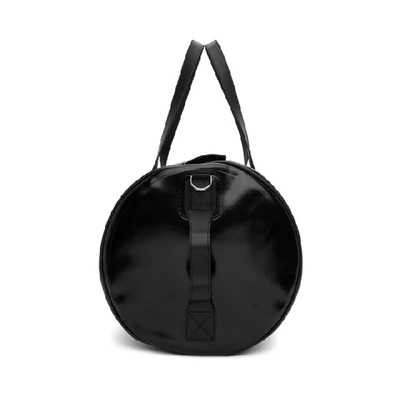 Shop Burberry Black Graphic Kennedy Duffle Bag