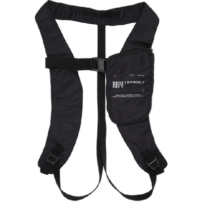 Shop Julius Black Nylon Twill Harness Pouch