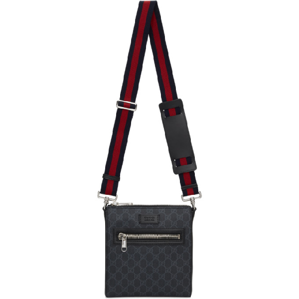 small black messenger bag