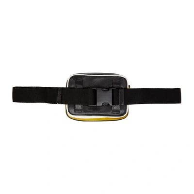 Shop Givenchy Black & Yellow Mc3 Belt Bag