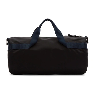 Shop Balenciaga Black And Navy Wheel Gym Bag In 1090 Blknvy