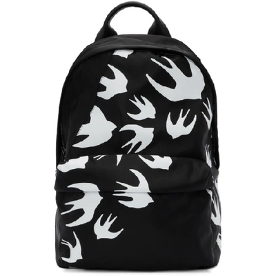 Shop Mcq By Alexander Mcqueen Mcq Alexander Mcqueen Black Classic Swallow Backpack In 1000 Black