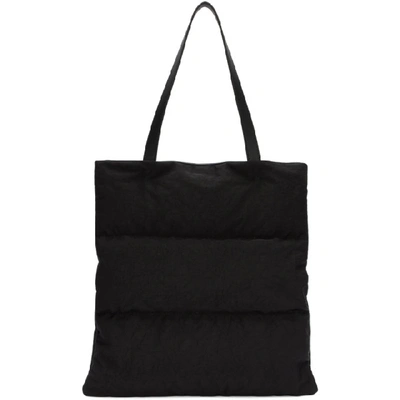 Shop Loewe Black Puffy Vertical Tote In 1100black