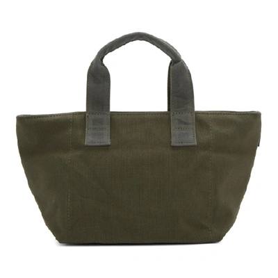 Shop N.hoolywood Green Porter Edition Pouch Tote In Khaki