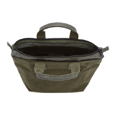 Shop N.hoolywood Green Porter Edition Pouch Tote In Khaki