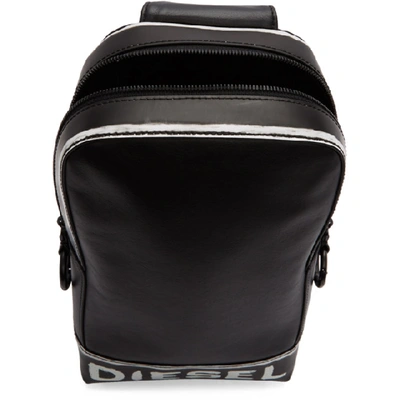 Shop Diesel Black Asporty Altavilla Backpack In H1532 Blkwh