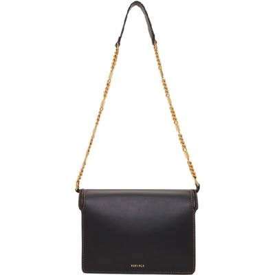 Shop Versace Black Adiona Shoulder Bag In K41ot Black