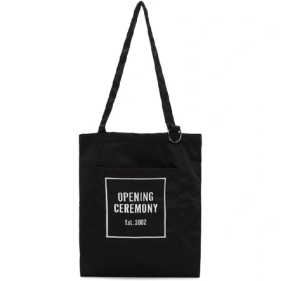 Shop Opening Ceremony Black Logo Tote