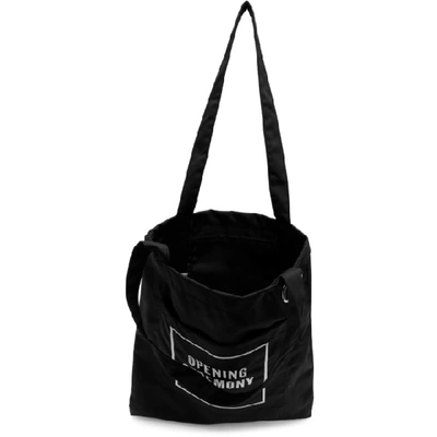 Shop Opening Ceremony Black Logo Tote