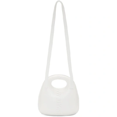 Shop Lemaire Off-white Egg Bag In 002 Off Whi