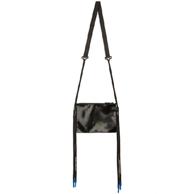 Shop Off-white Black Flat Crossbody Bag