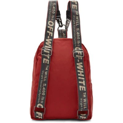 Shop Off-white Red Mini Backpack