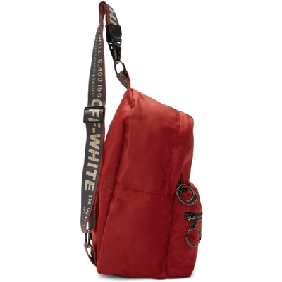 Shop Off-white Red Mini Backpack