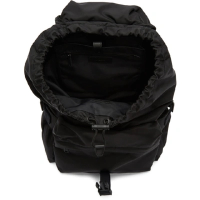 Shop Burberry Black Wilfin Backpack